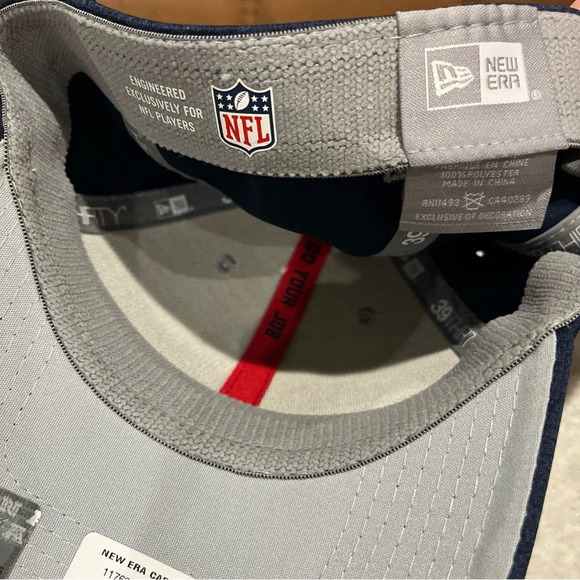 New England Patriots New Era 39THIRTY NFL Official Sideline Road Cap Med/large - Picture 6 of 7